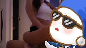 Olga Aoki Screams During Double Penetration