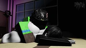 Big Booty Latina Gets BBC in Roblox