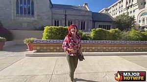 Stunning Redhead Milf Sexy Vanessa Gets Anal Pounded By Rome Major