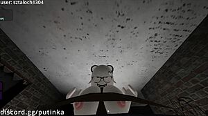 Snowbunny girl gets unexpected bbc fuck in roblox condo