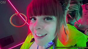 Watch This Slut Deepthroat Sloppily In A Rave Bathroom!