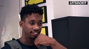 sexy blonde lya missy raunchy interracial fuck with bbc roommate - horny hostel