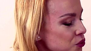 Cute blonde rebecca gets nasty lesson from old teacher