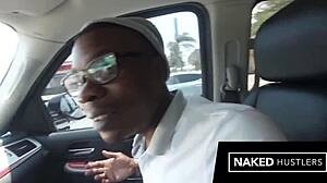 Real Blonde Military Cheating Housewife Finds and Fucks Big Black Dick in Public