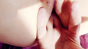 Hot Stepsister Pussy Drenched In Oozing Cum