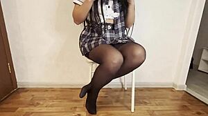 i failed my exam but took it through my tight ass with anal creampie and orgasm from the teacher