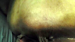 wife's first black guy encounter, condom broke, cum on pussy while sucking