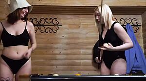 wild party turns threesome for kira viburn & emma korti