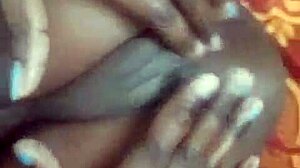 hot kenyan girl shows african fire in bed