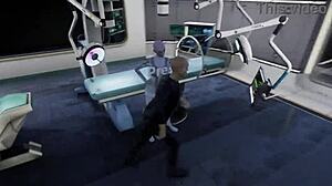 alien monster fucks hairless pussy in contact game