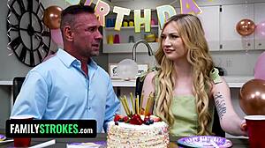 Deviant Stepdaddy Deflowers His Teen 18+ Step Daughter On Her 18th Birthday