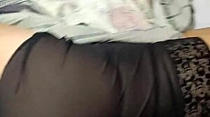 i tell my six-month pregnant wife, 'let's try anal creampie and swallow it all' in this homemade series