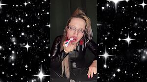 Watch this man transform into a sissy with mascara tears and complete obedience.