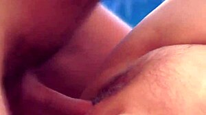 Naughty granny slammed hard at the pool