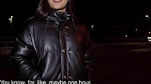 Nuria Millan Cheats Publicly with Big Dick Blowjob