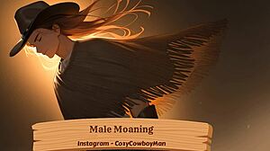 Male moaning loudly here