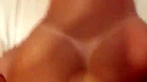 Real amateur Latina wife gets her ass fucked doggystyle