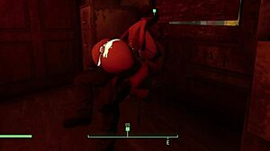 European redhead with big ass and tits rides passionately in intense scene