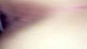 Bent over doggystyle interracial fucking with big black cock for chubby girlfriend in pink panties