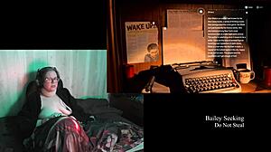 Naked Alan Wake 2 Playthrough Part 13: Bbw Brunette With Long Hair, Glasses, And Tattoo!