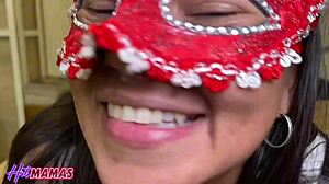 milf nana in a group scene with multiple partners