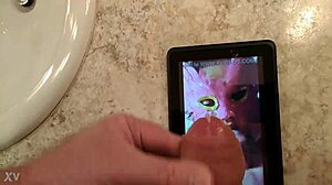 i made a tribute for nympho2225 with cum and blowjob