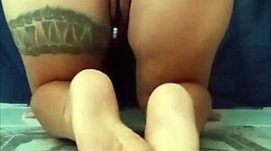 Sexy mexican dances in lingerie showing ass and tits