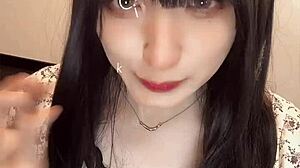 is this short video for tooth fetish? japanese shemale masturbating beautifully