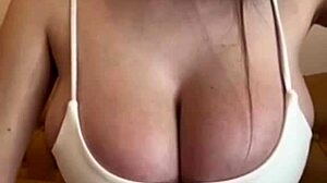 stepmother with big milky tits fucks and masturbates to orgasm