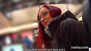 Flawless czech cutie teased in hypermarket then nailed in pov