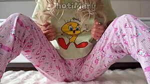 Skinny Asian teen feels intense pleasure fingering and squirting