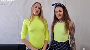 Ukrainian Nikki Riddle Licks Pussy in Rough Fuck!