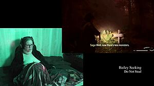 Naked Alan Wake 2 Playthrough Part 13: Bbw Brunette With Long Hair, Glasses, And Tattoo!