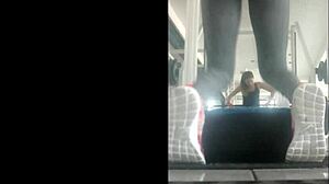 Hot Mexican Teen Bent Over In Gym Leggings For Intense Doggystyle Fuck!