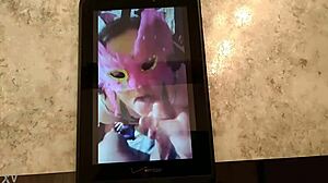 i made a tribute for nympho2225 with cum and blowjob