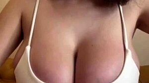 stepmother with big milky tits fucks and masturbates to orgasm