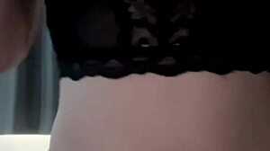 A horny British slut indulges in solo play on webcam