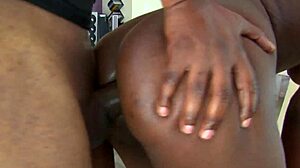 Black Friends Fucked Hardcore on the Couch with Facial Finish