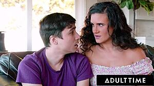 Adult Time - Stepmommy Penny Barber Teaches Stepson Ricky Spanish a Lesson About Looking at Nudes