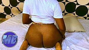 she moans so well during anal fucking with big black cock