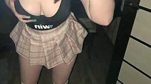 Stepsister spies my cock and learns to suck before hard POV fuck