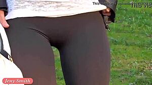 Jeny Smith in See-Through Yoga Pants Camel Toe!