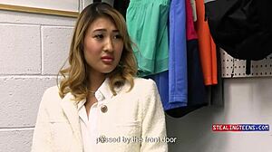 rich asian bratty teen 18+ gets a reality check - mina luxx