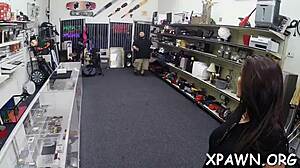 That large cock ravages the amateur's wet pussy