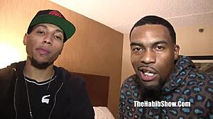 Veronica Mei Lee, petite Asian, gets fucked by big black cock gangbang.