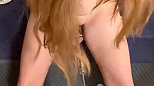 Big Cock Machine Fucks In Standing Missionary Position, So Intense