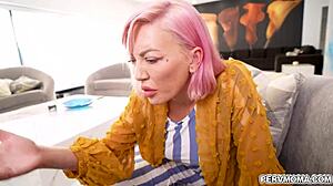 Adira Allure Helps Allen Swift Jerk Off Raging Cock