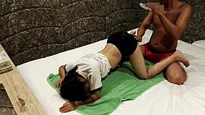 amateur japanese wife forced into gym clothes and filmed getting fucked