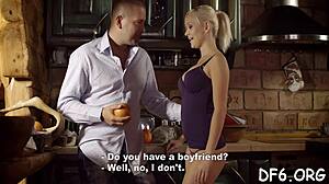 This defloration upload features a young virgin.