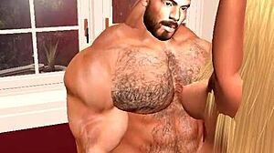 Cuckold wife submits to handsome football player.